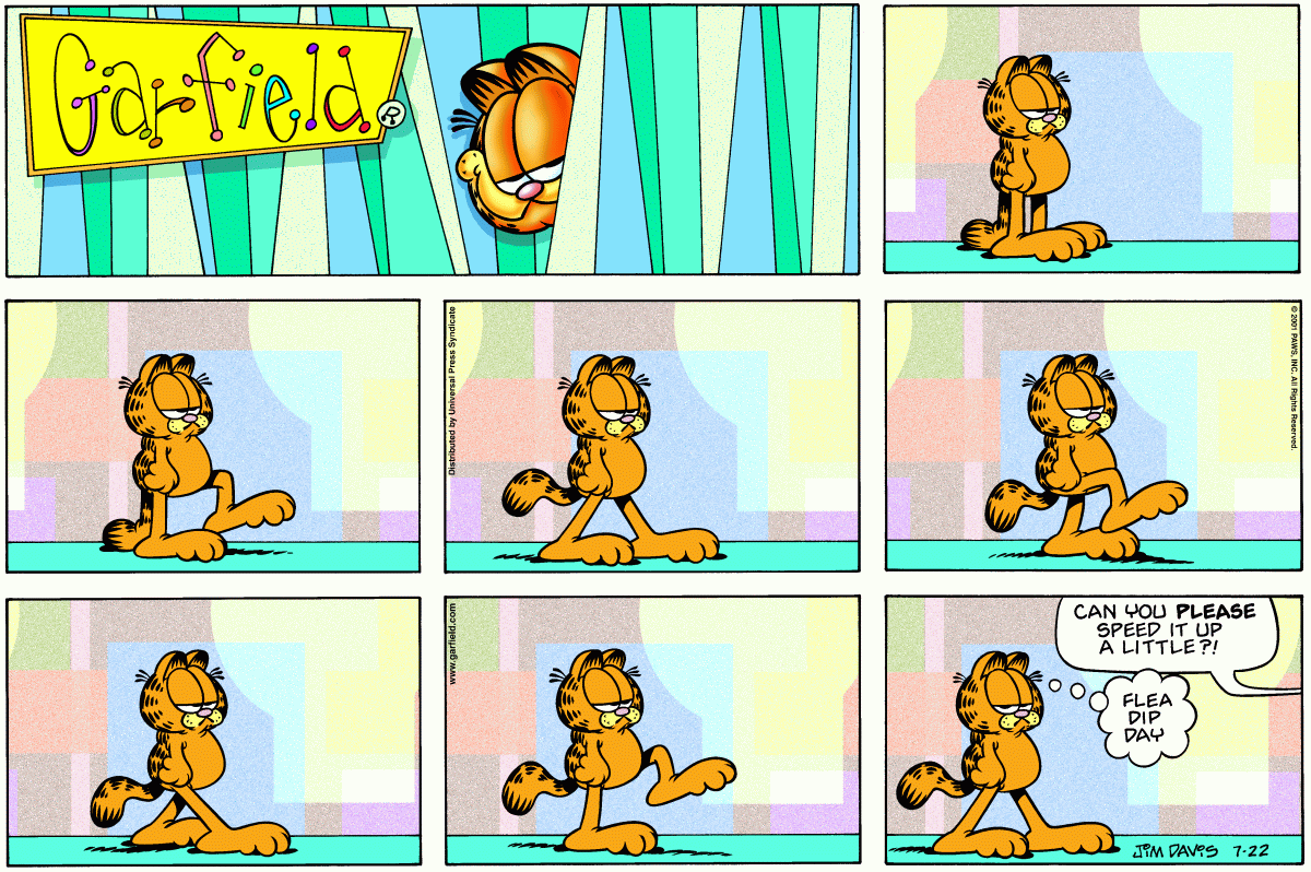 Garfield, July 22, 2001