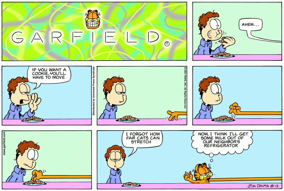Garfield, August 12, 2001