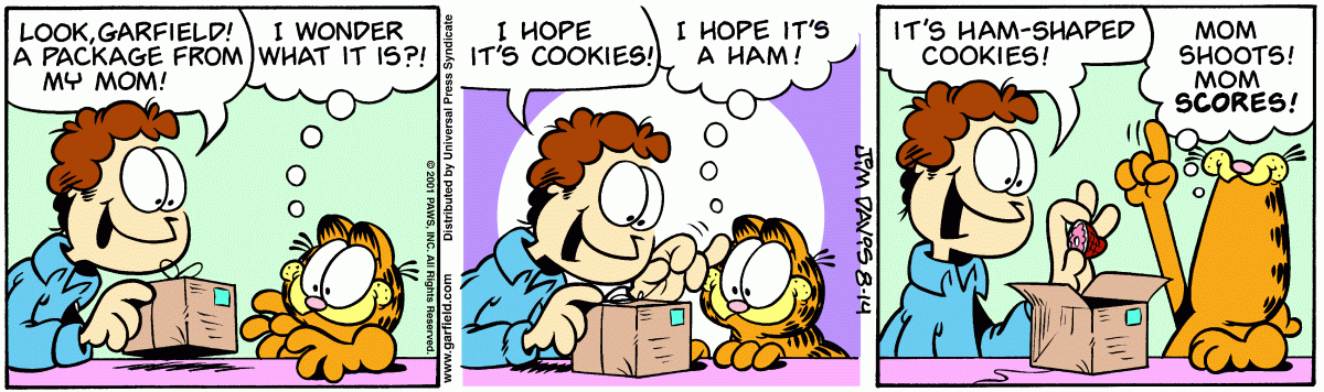 Garfield, August 14, 2001