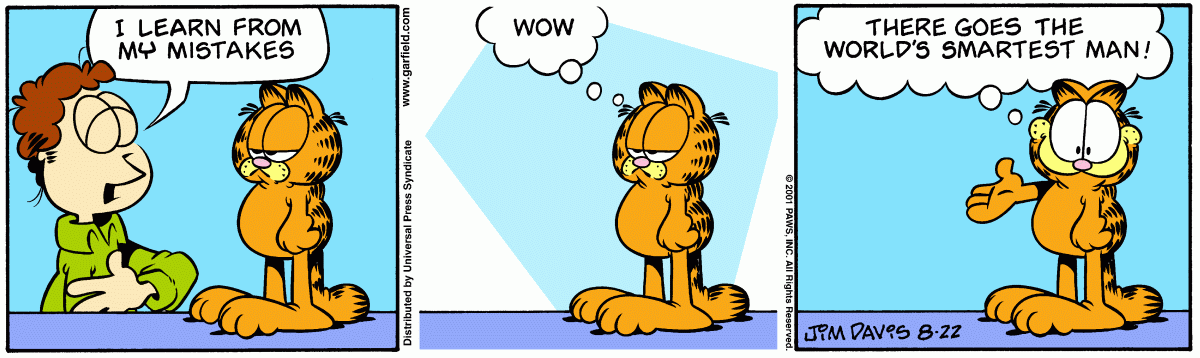 Garfield, August 22, 2001