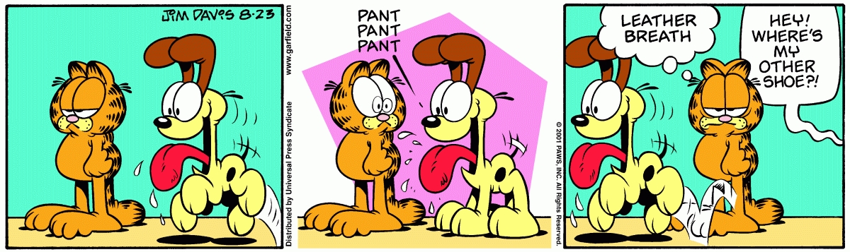 Garfield, August 23, 2001