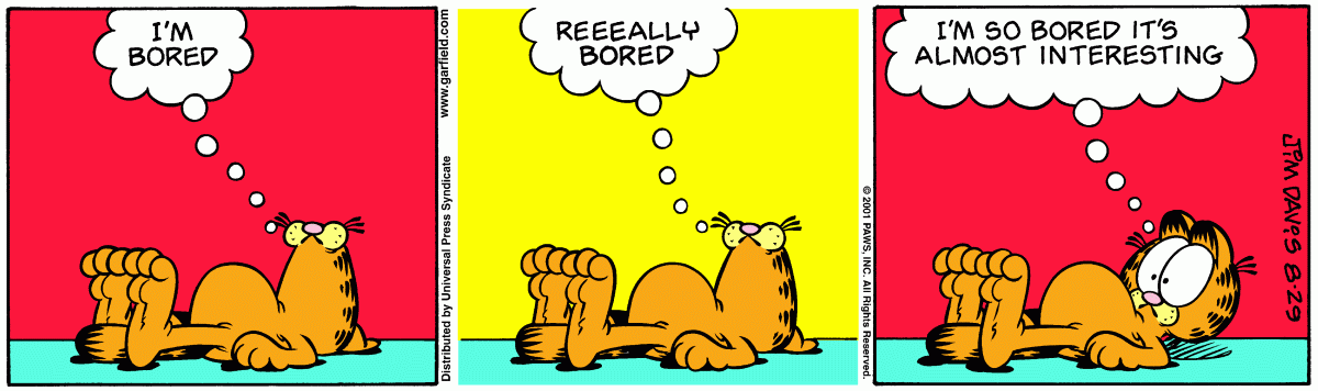 Garfield, August 29, 2001