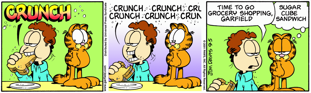 Garfield, September 5, 2001