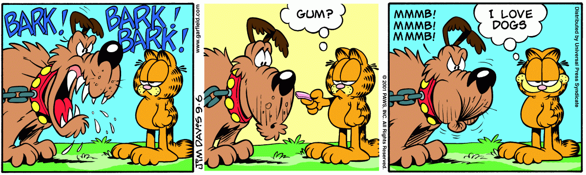 Garfield, September 6, 2001