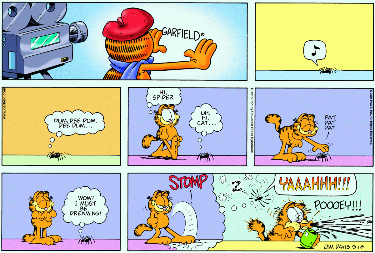 Garfield, September 16, 2001