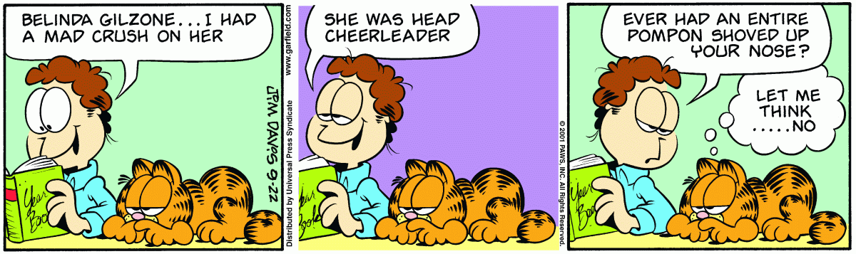 Garfield, September 22, 2001