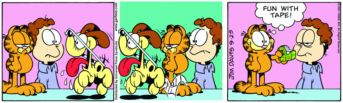 Garfield, September 25, 2001