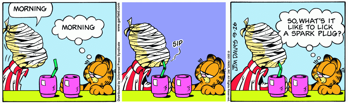 Garfield, September 26, 2001