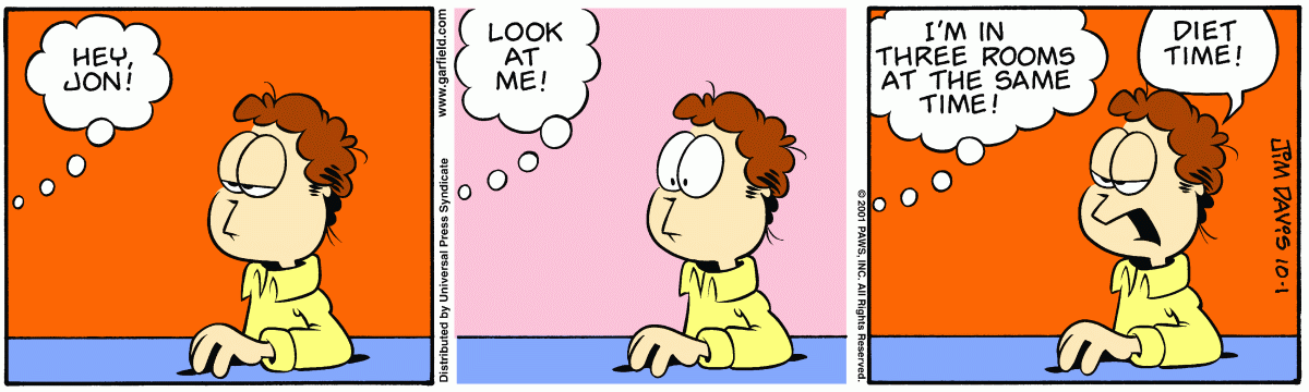 Garfield, October 1, 2001