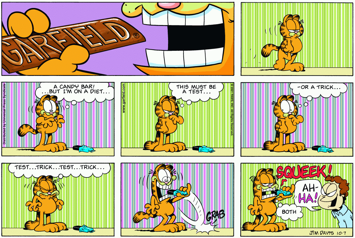 Garfield, October 7, 2001