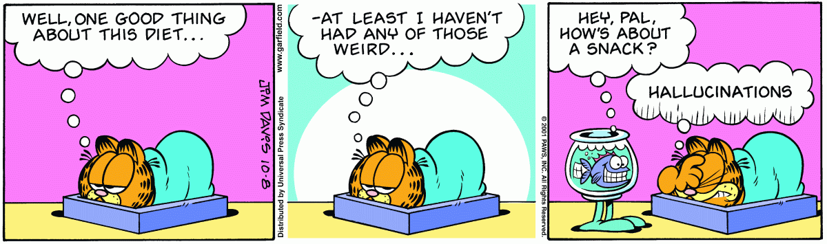 Garfield, October 8, 2001