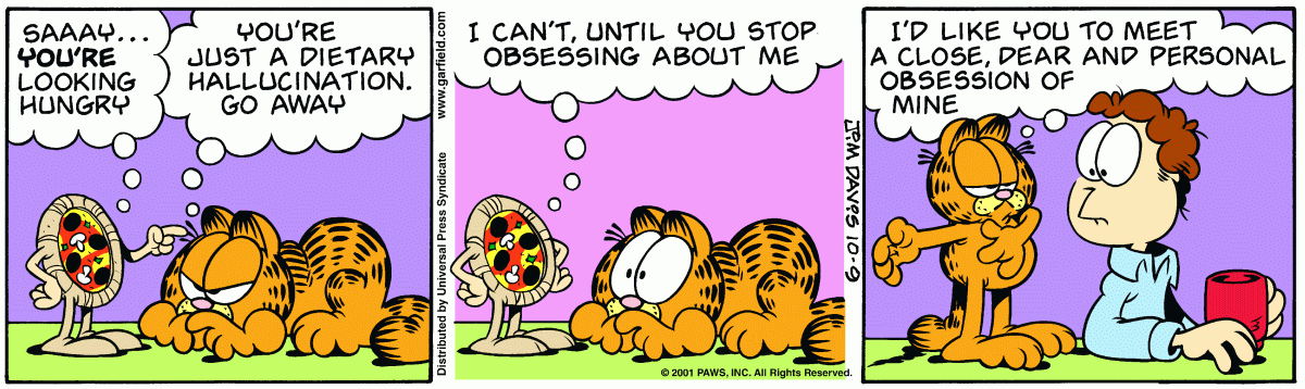 Garfield, October 9, 2001