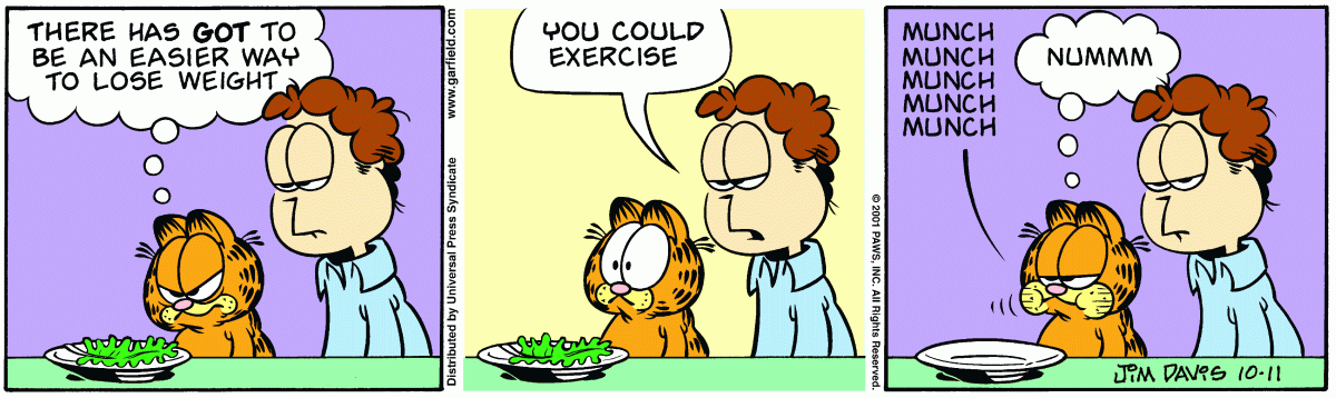 Garfield, October 11, 2001