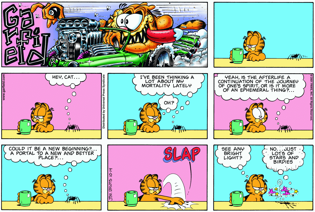 Garfield, October 14, 2001