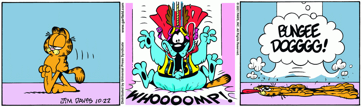 Garfield, October 22, 2001