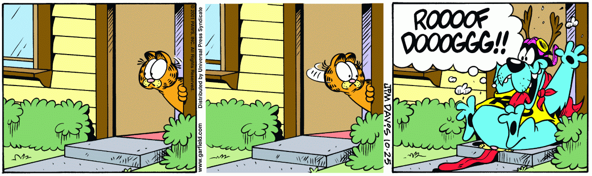 Garfield, October 25, 2001