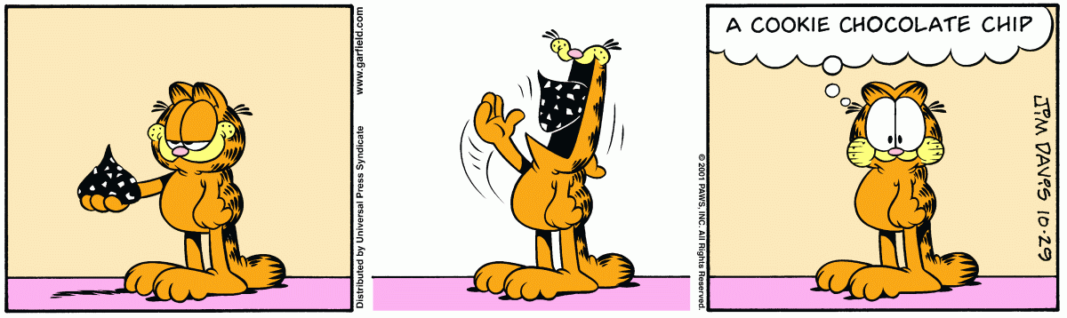 Garfield, October 29, 2001