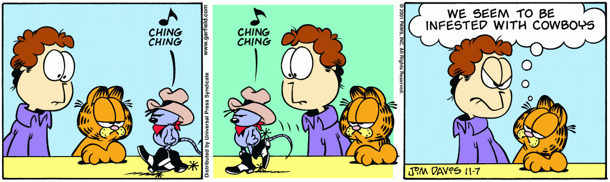 Garfield, November 7, 2001