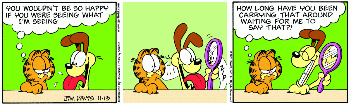 Garfield, November 13, 2001