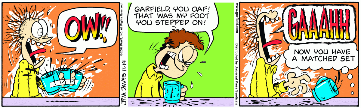 Garfield, November 14, 2001