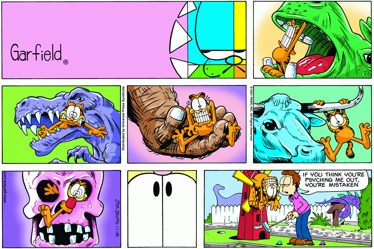 Garfield, November 18, 2001