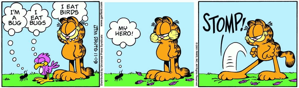 Garfield, November 19, 2001