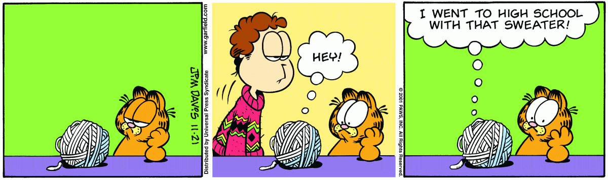 Garfield, November 21, 2001