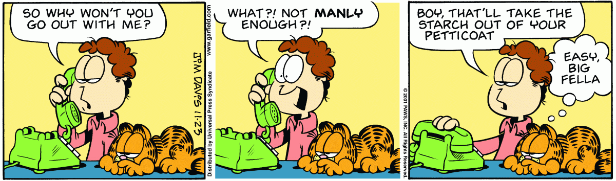 Garfield, November 23, 2001