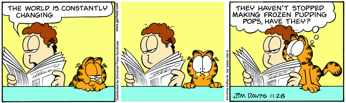 Garfield, November 28, 2001