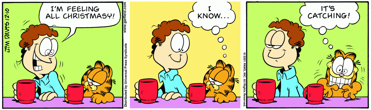 Garfield, December 10, 2001