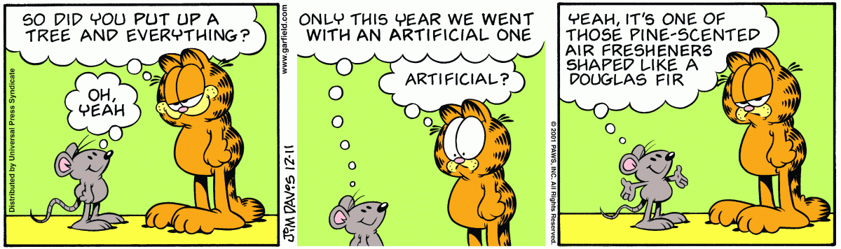 Garfield, December 11, 2001