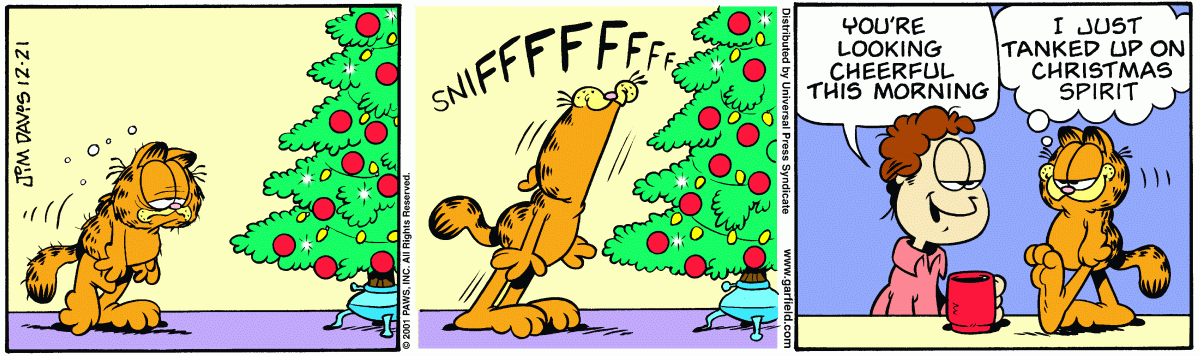 Garfield, December 21, 2001