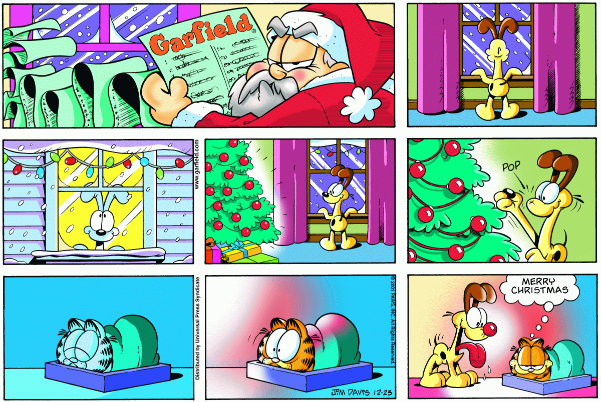 Garfield, December 23, 2001