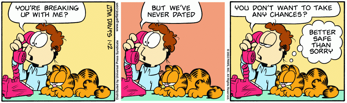 Garfield, January 12, 2002