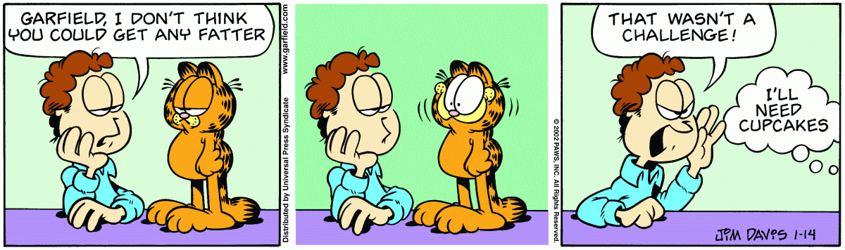 Garfield, January 14, 2002