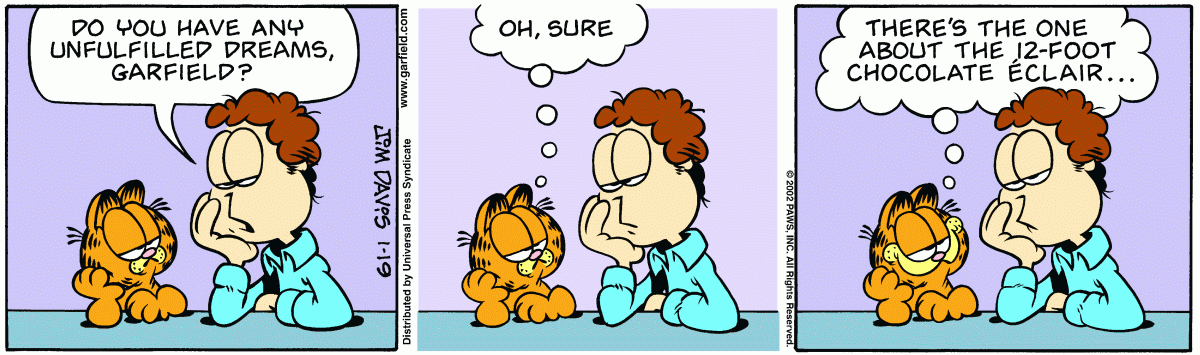 Garfield, January 19, 2002