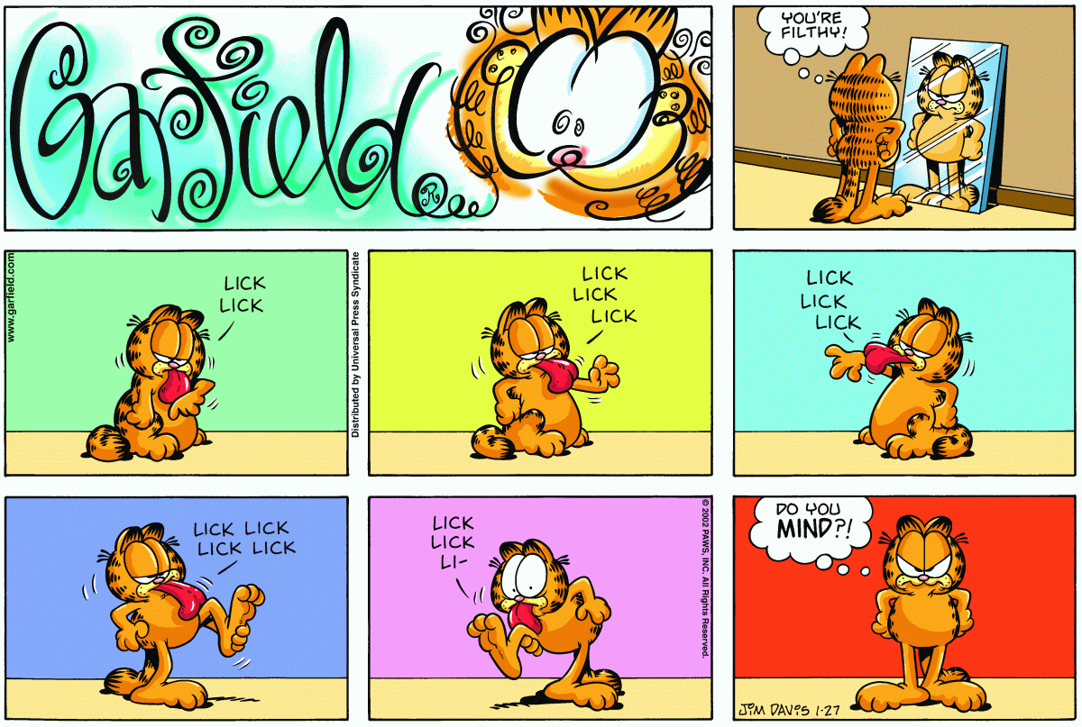 Garfield, January 27, 2002