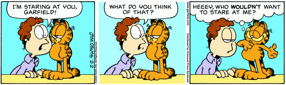 Garfield, February 2, 2002