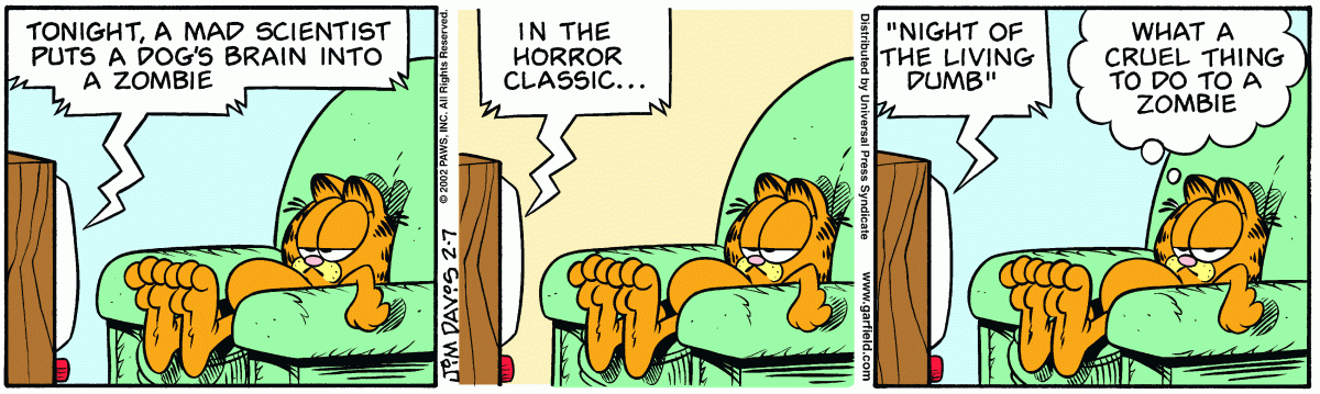 Garfield, February 7, 2002
