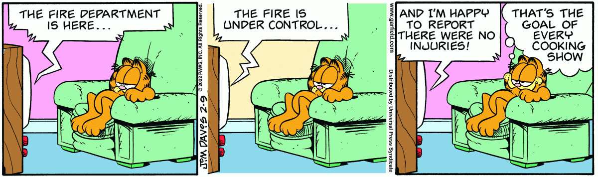 Garfield, February 9, 2002