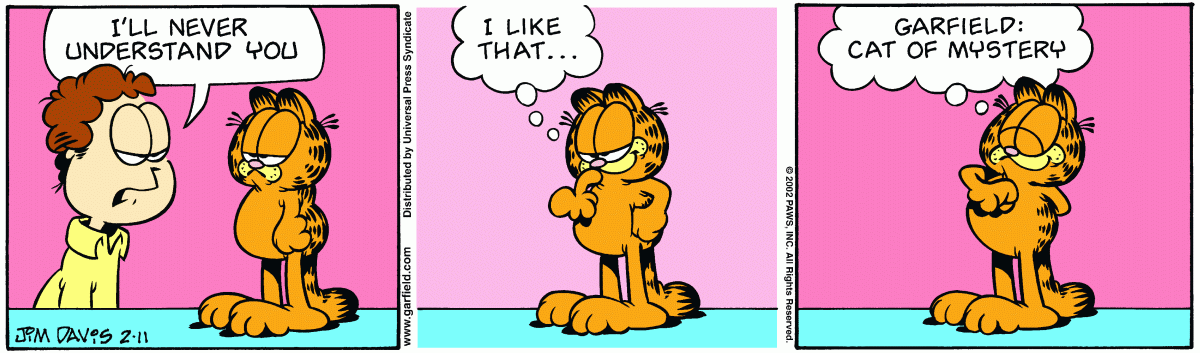 Garfield, February 11, 2002