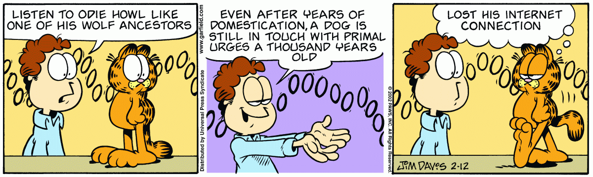 Garfield, February 12, 2002