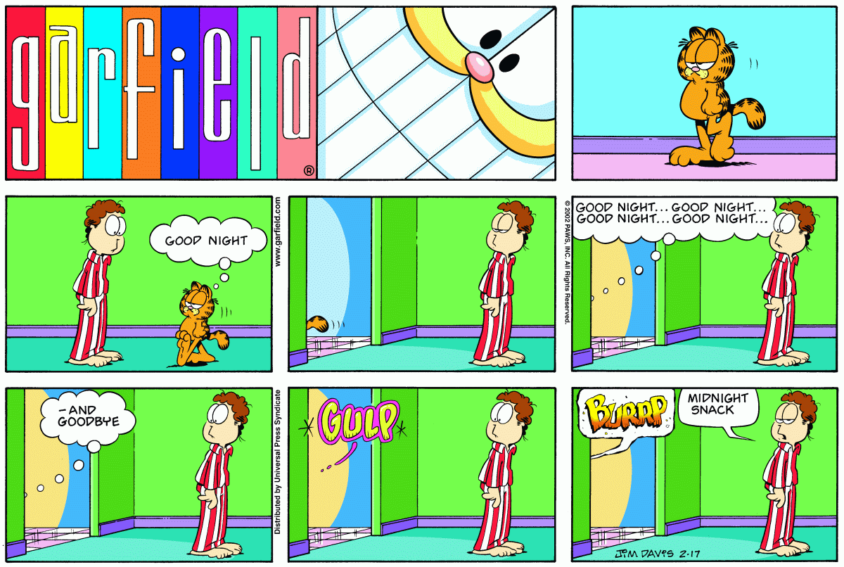Garfield, February 17, 2002
