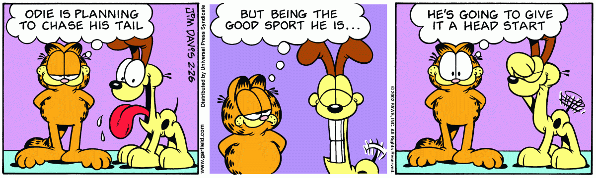 Garfield, February 26, 2002