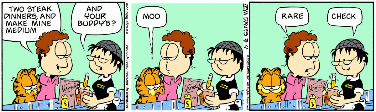 Garfield, March 4, 2002