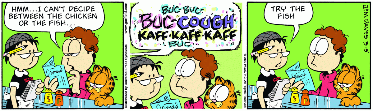 Garfield, March 5, 2002