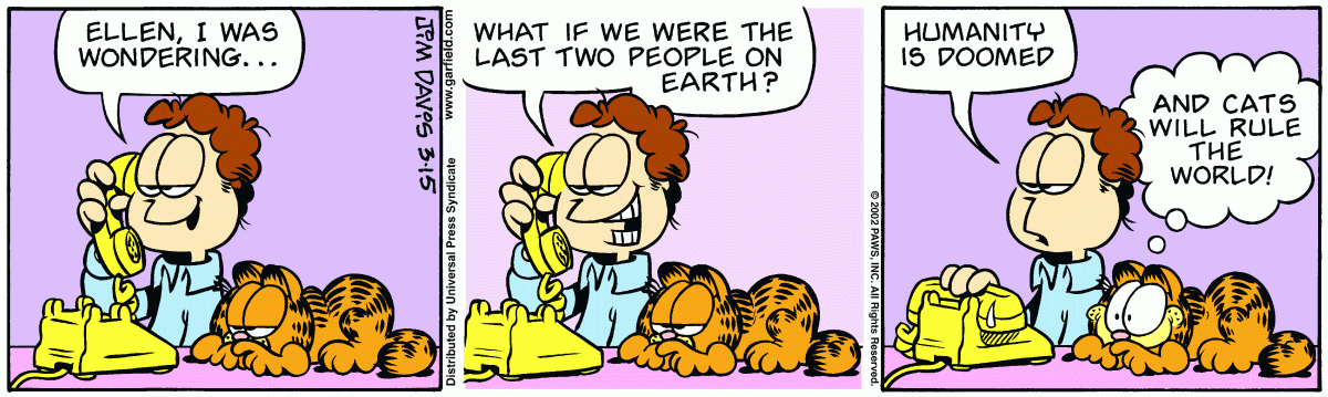 Garfield, March 15, 2002