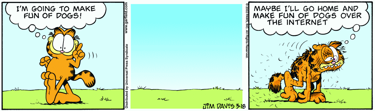 Garfield, March 18, 2002