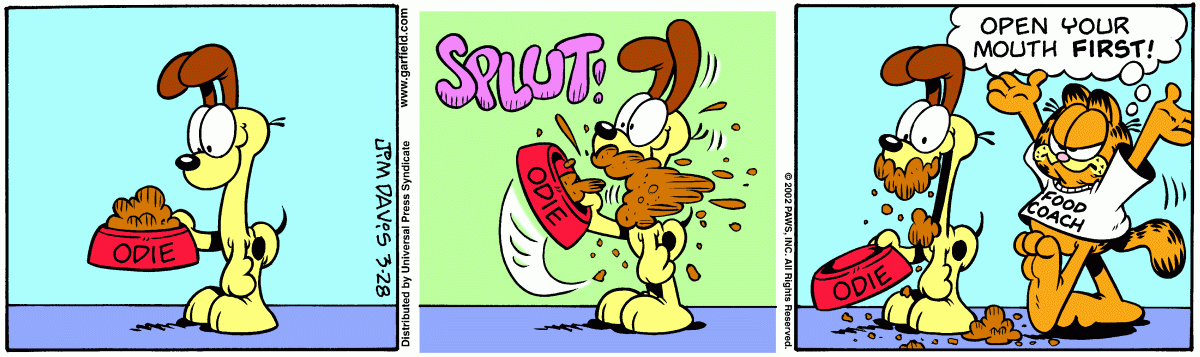 Garfield, March 28, 2002