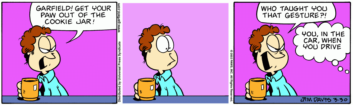Garfield, March 30, 2002